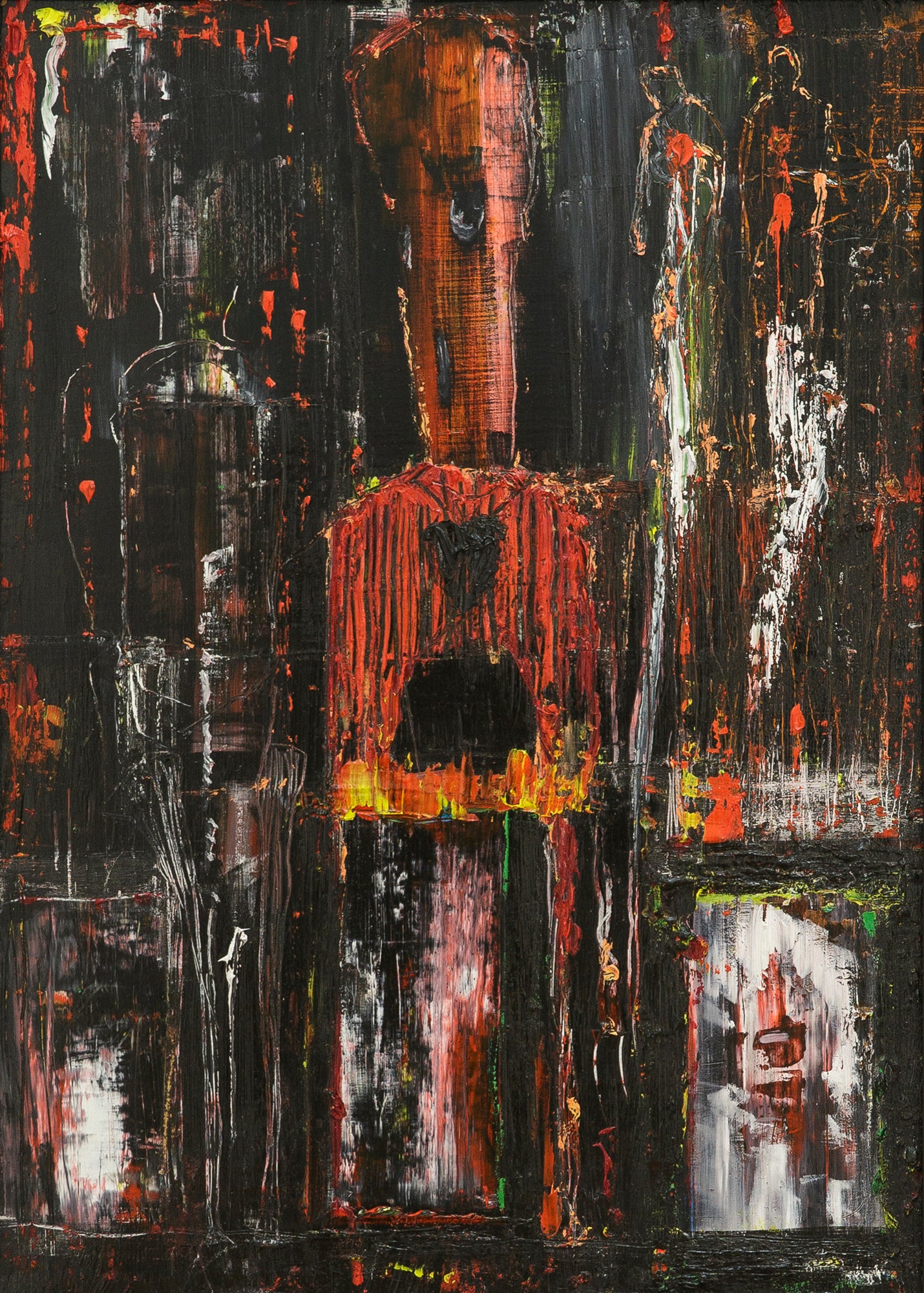 'BANKER ' OIL ON BOARD 67 x 47 cm Original Art Work