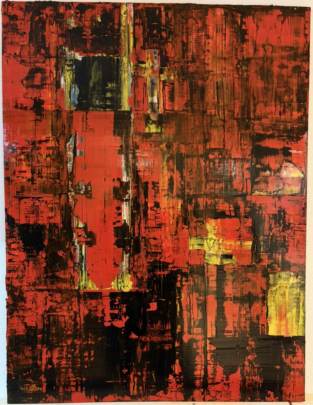 'BAD DREAM' Oil on Board 83x65cm Original Artwork