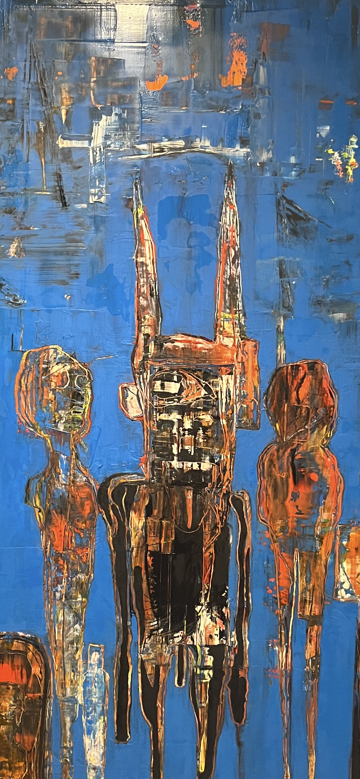 'KING' OIL ON BOARD 123 x 80cm ORIGINAL ARTWORK