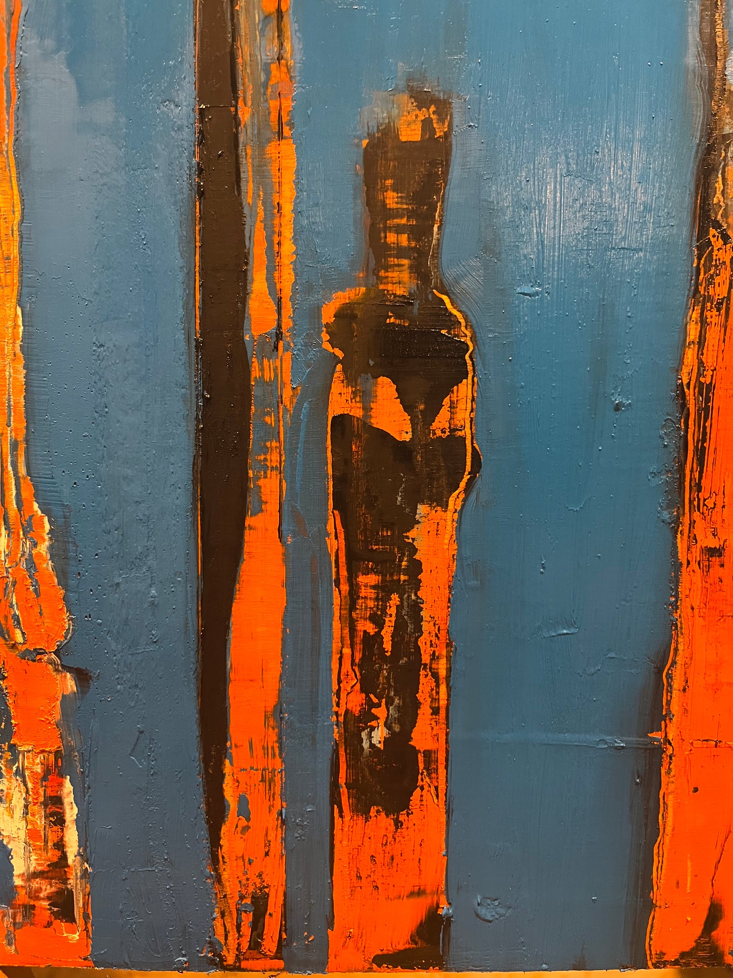 'KING' OIL ON BOARD 123 x 80cm ORIGINAL ARTWORK
