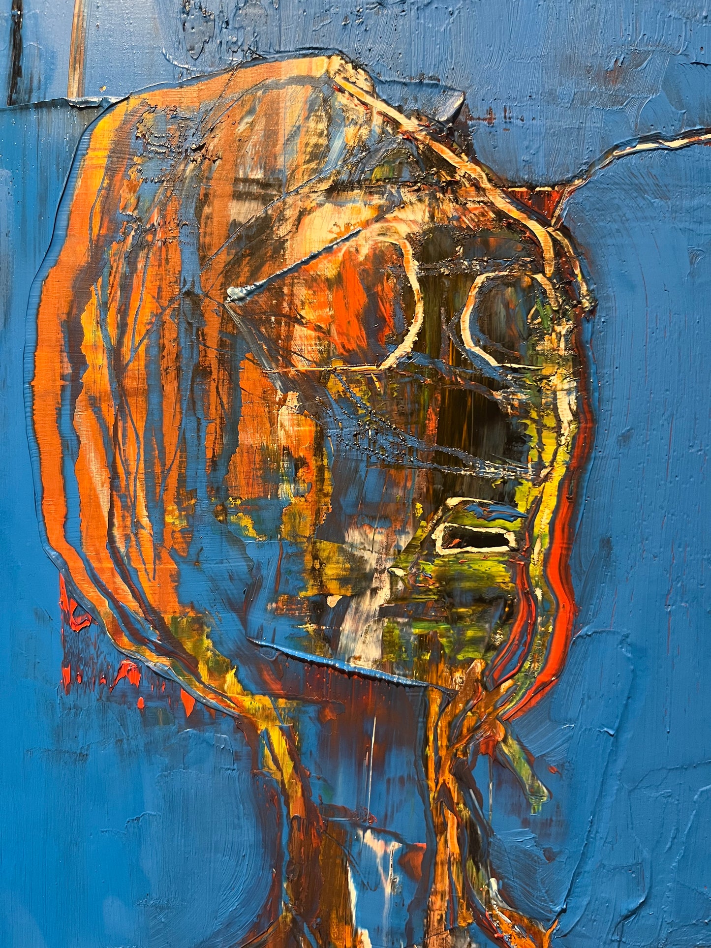 'KING' OIL ON BOARD 123 x 80cm ORIGINAL ARTWORK