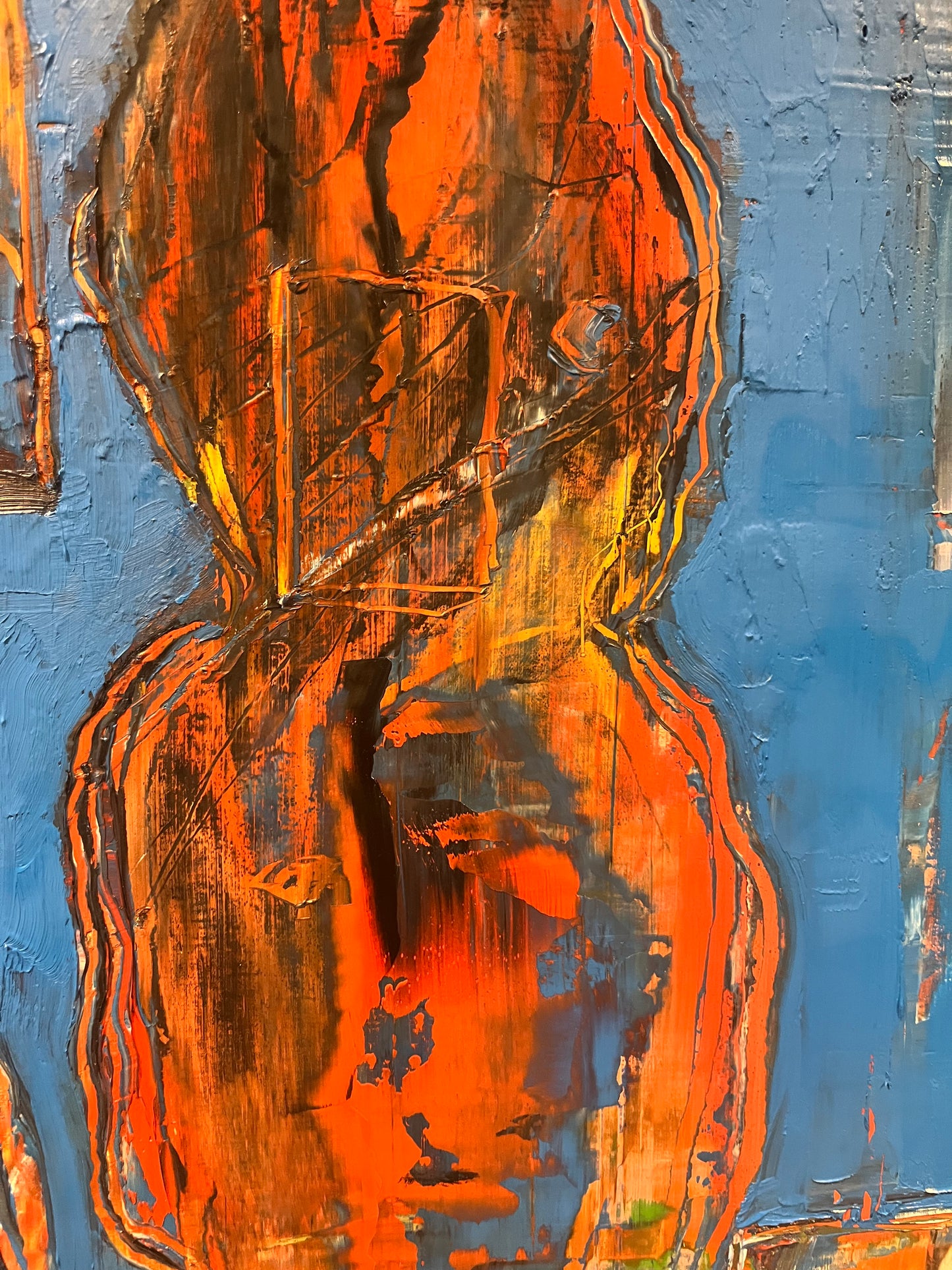 'KING' OIL ON BOARD 123 x 80cm ORIGINAL ARTWORK