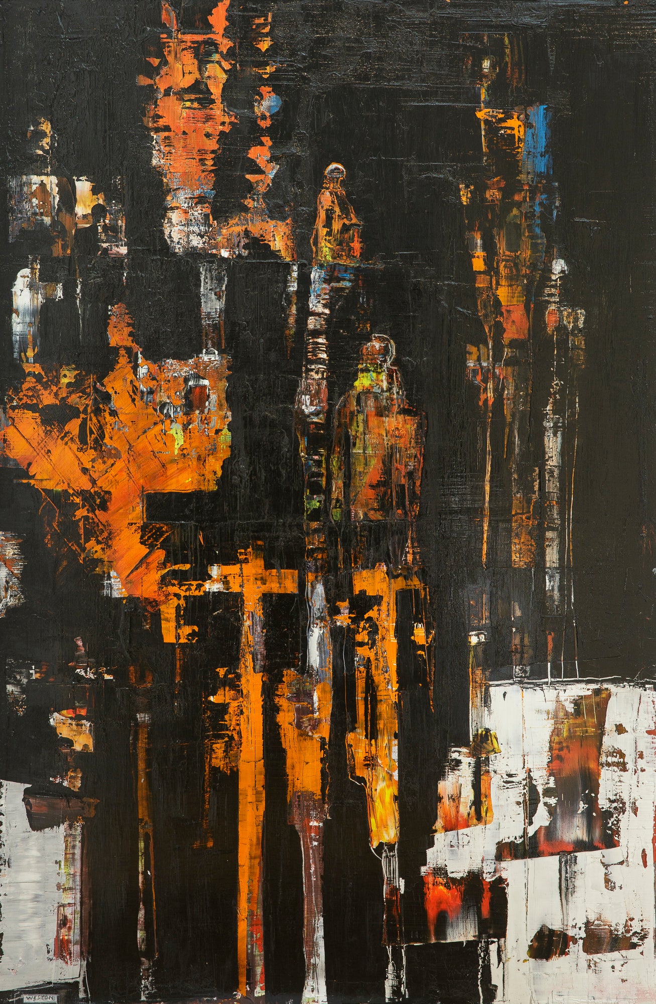 'SLOW MOTION DREAM ' OIL ON BOARD 123 x 80 cm Original Art Work