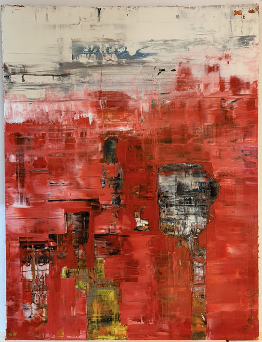 'INTO THE VOID ' OIL ON BOARD  83 x 65 cm Original Art Work (Copy)