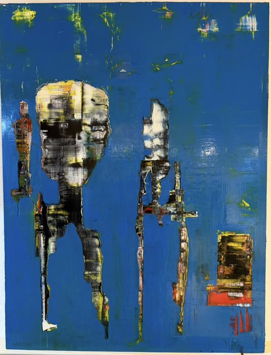 'TURIN ' OIL ON BOARD  83 x 65 cm Original Art Work